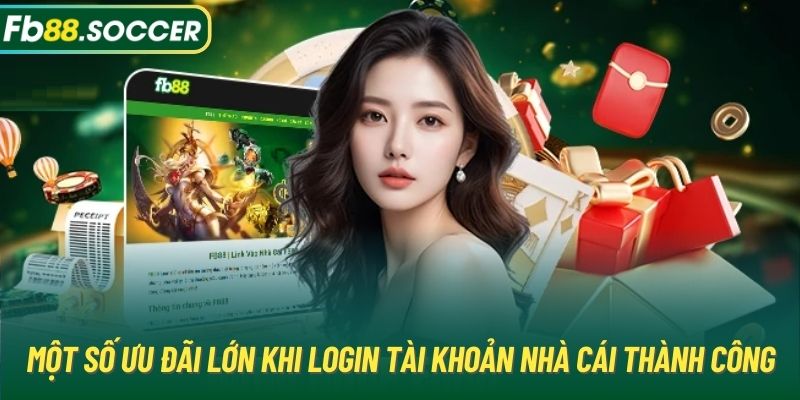 Một số ưu đãi lớn khi login tài khoản nhà cái thành công